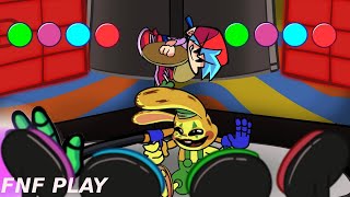 FNF Character Test Gameplay VS Minecraft Animation Bunzo Bunny Poppy Playtime Chapter 2 bf screenshot 3