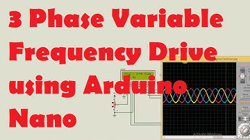 3 Phase Variable Frequency Drive using Arduino Nano