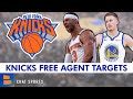 TOP 25 Knicks Free Agent Targets FOLLOWING 2023 NBA Draft Heading Into NBA Free Agency
