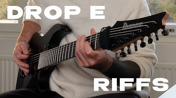Drop E riffs - Baritone Ibanez 7 string