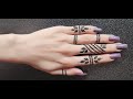 Simple fingers mehndi design  mehandi  arabicmehndi fingers shorts