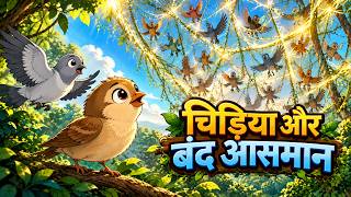 चिड़िया और बंद आसमान Chidiya Aur Band Aasman | New Cartoon Movie in Hindi | Adventure Movie Hindi screenshot 4