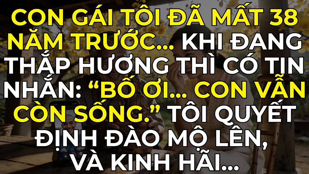 Con gái tôi đã mất 38 năm trước…khi đang thắp hương thì...