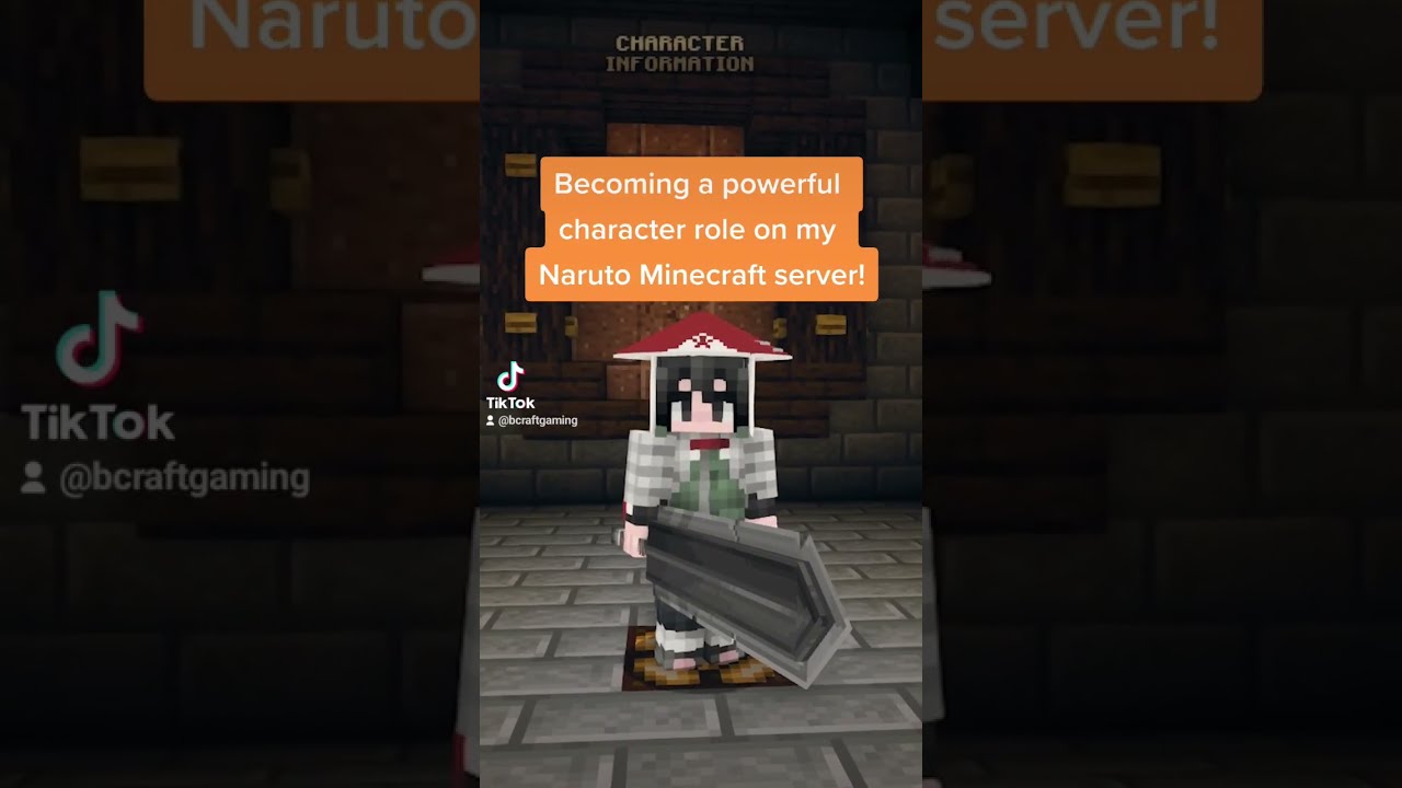 Becoming an OP character role on my Naruto Minecraft server! 