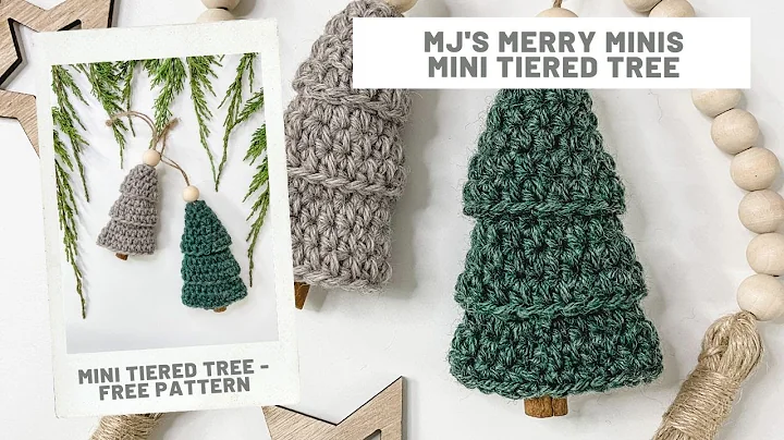 Create Beautiful Crochet Mini Tiered Trees