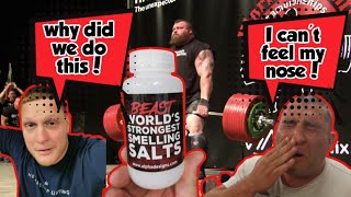 EDDIE HALL WORLD'S STRONGEST SMELLING SALTS review!!!!