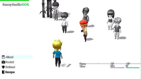 Elemental switching battle test (Smile Game Builder engine) #rpg