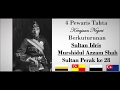 EMPAT PEWARIS TAHTA BERKETURUNAN SULTAN IDRIS I (Sultan Perak ke 28)