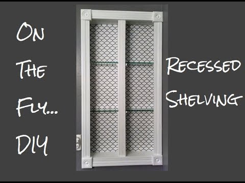 On The Fly Diy Recessed Shelving Between Studs You - Built In Storage Between Wall Studs On The Fly Diy Recessed Shelving Between Studs You - Built In Storage Between Wall Studs