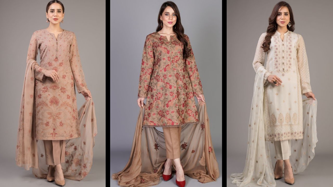 Bareeze winter collection 2021 | Velvet Dress embroidery designs | Winter dress design 2021