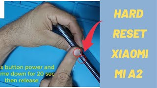 hard reset xiaomi Mi A2 / A2 lite reset password & pattern data factory reset 2025