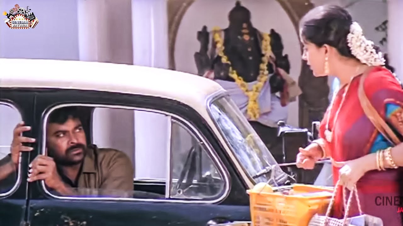 Chiranjeevi And Vijayashanti Funny Scene | Telugu Scenes | Cinema jatara