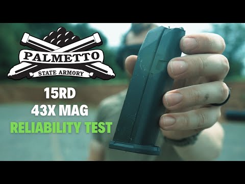 PSA Glock 43X 15rd Magazine Reliability Test