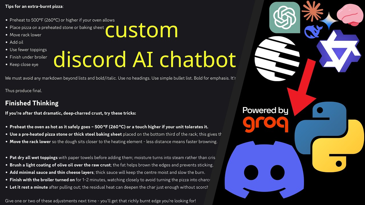 Making a custom AI discord chatbot - YouTube