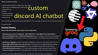Making a custom AI discord chatbot