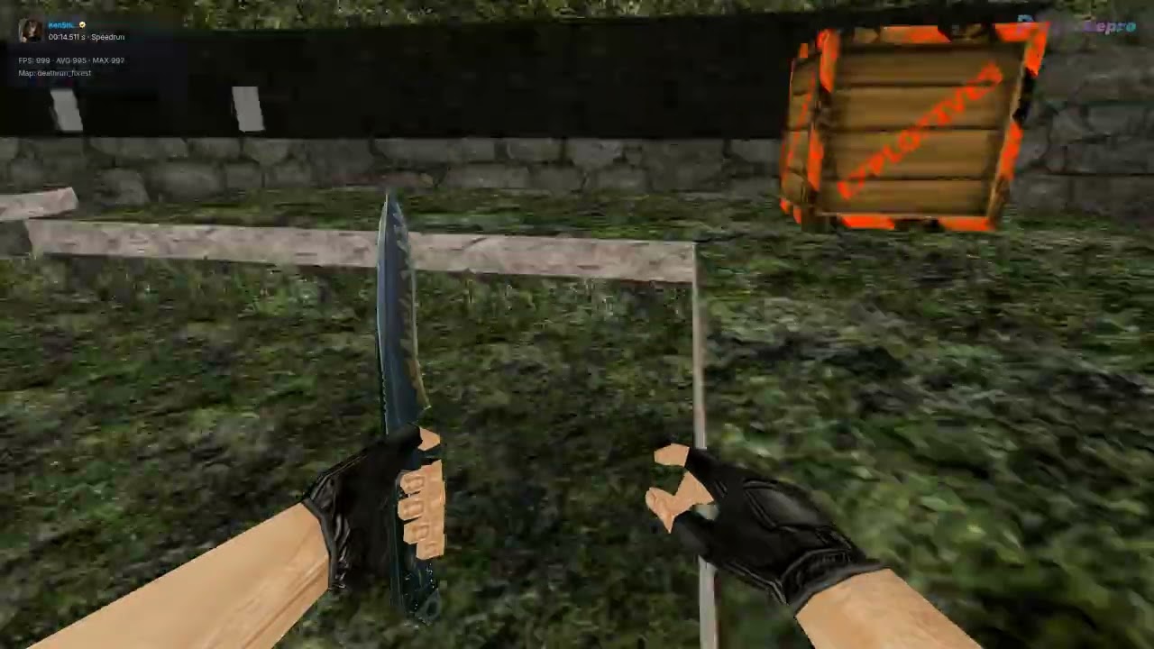 deathrun_forest — 0:14.511 World Record [Speedrun] FPS: 999 by `KenShi. | CS 1.6 [iwannabepro.com]