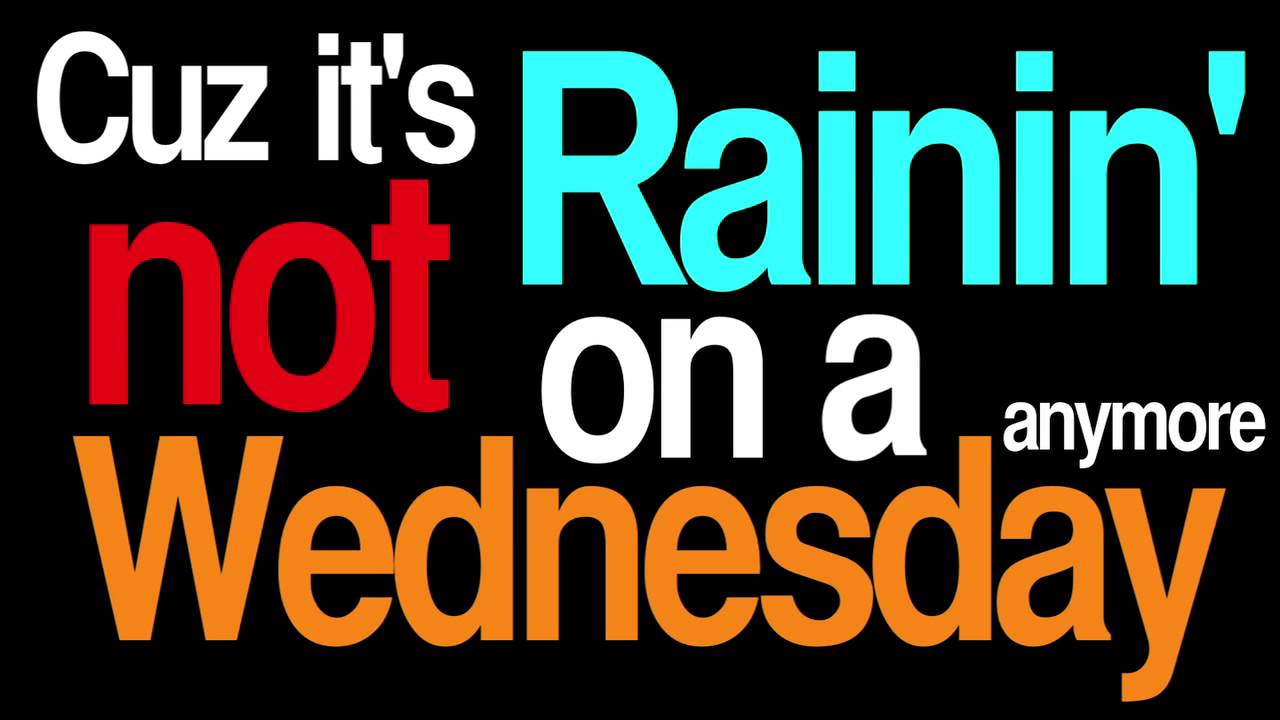 Lexie Hayden - Rainin' on a Wednesday (Lyric Video)