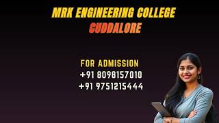 MRK ENGINEERING COLLEGE CUDDALORE TOP COLLEGE IN APPROVED BY AICTE RANKING OF COLLEGE 2026