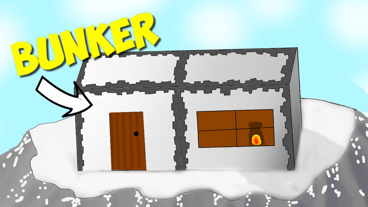 I lived in a STEALTH MOUNTAIN BUNKER in RUST - YouTube