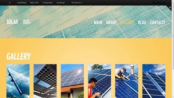 Solar Energy Website Template