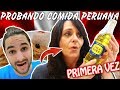 PROBANDO COMIDA PERUANA POR PRIMERA VEZ, CON MI MADRE😱 ***REACCIONES*** #vlog36