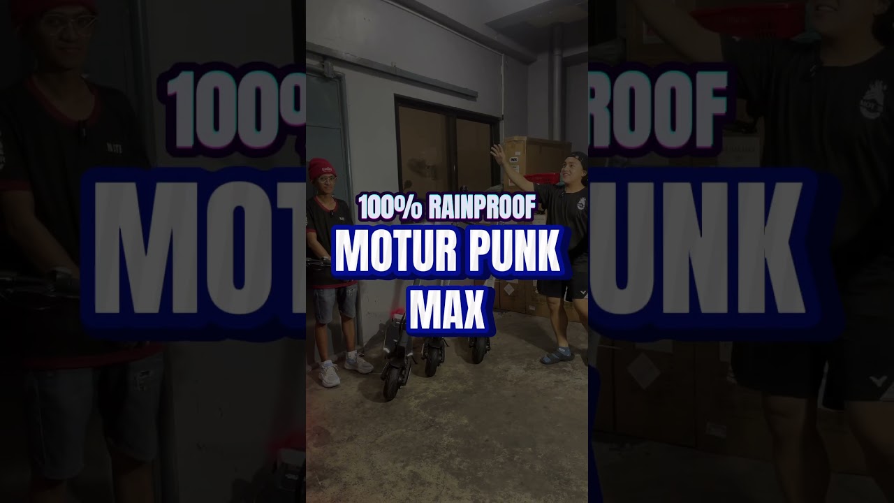 100% RAINPROOF ELECTRIC SCOOTER! 3 Motur Punk Max units SOLD! 🛴🛴🛴 