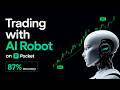 Trading on Pocket Option | Smart Robot with AI | best strategy binary options trading