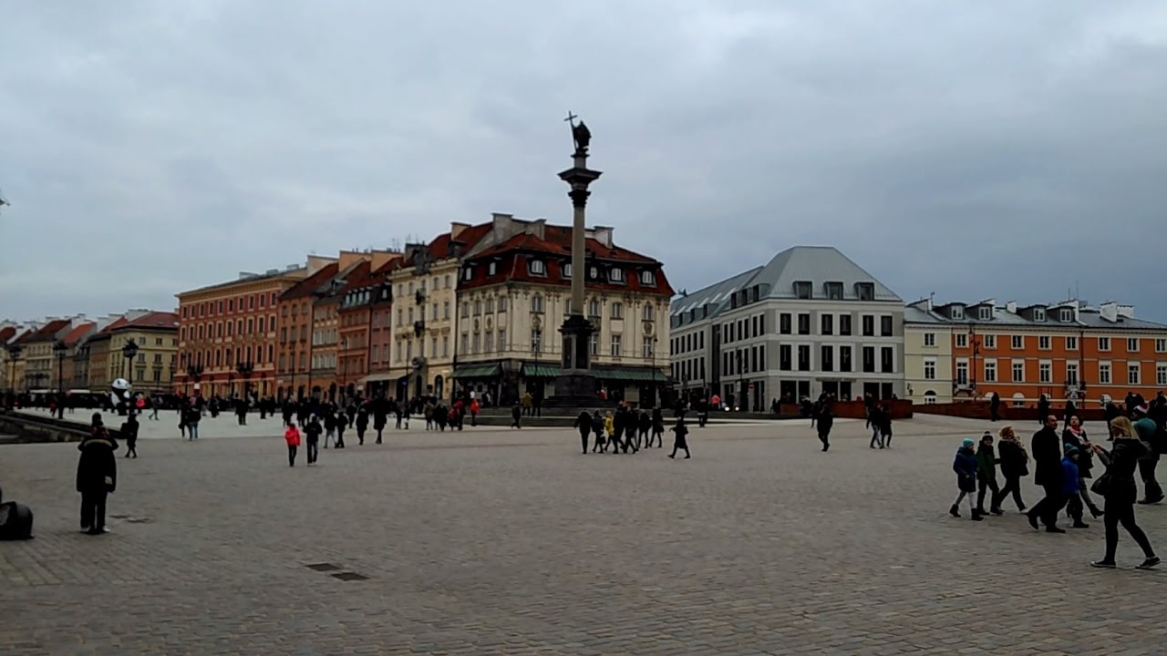 Beautiful Old Town in Warsaw Poland