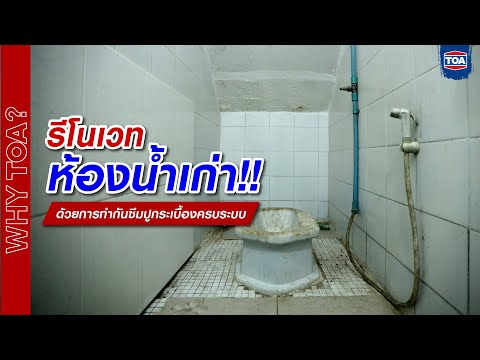 วีดีโอ: เพ้นท์ห้องน้ำ - ชีวิตใหม่สำหรับผลิตภัณฑ์ของคุณ