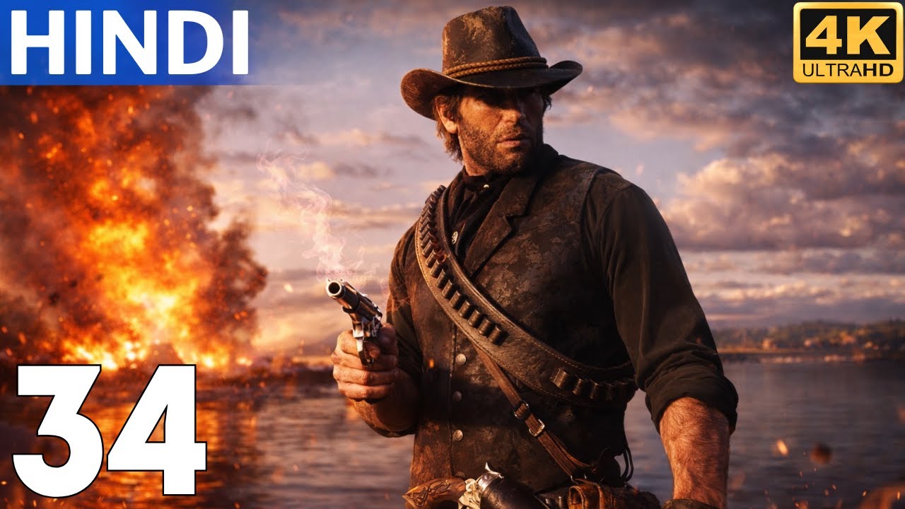 RDR2 Hindi Gameplay Part 34 - Army vs Outlaws 😱 Bridge पर मौत का खेल 😨 Favored Sons Mission