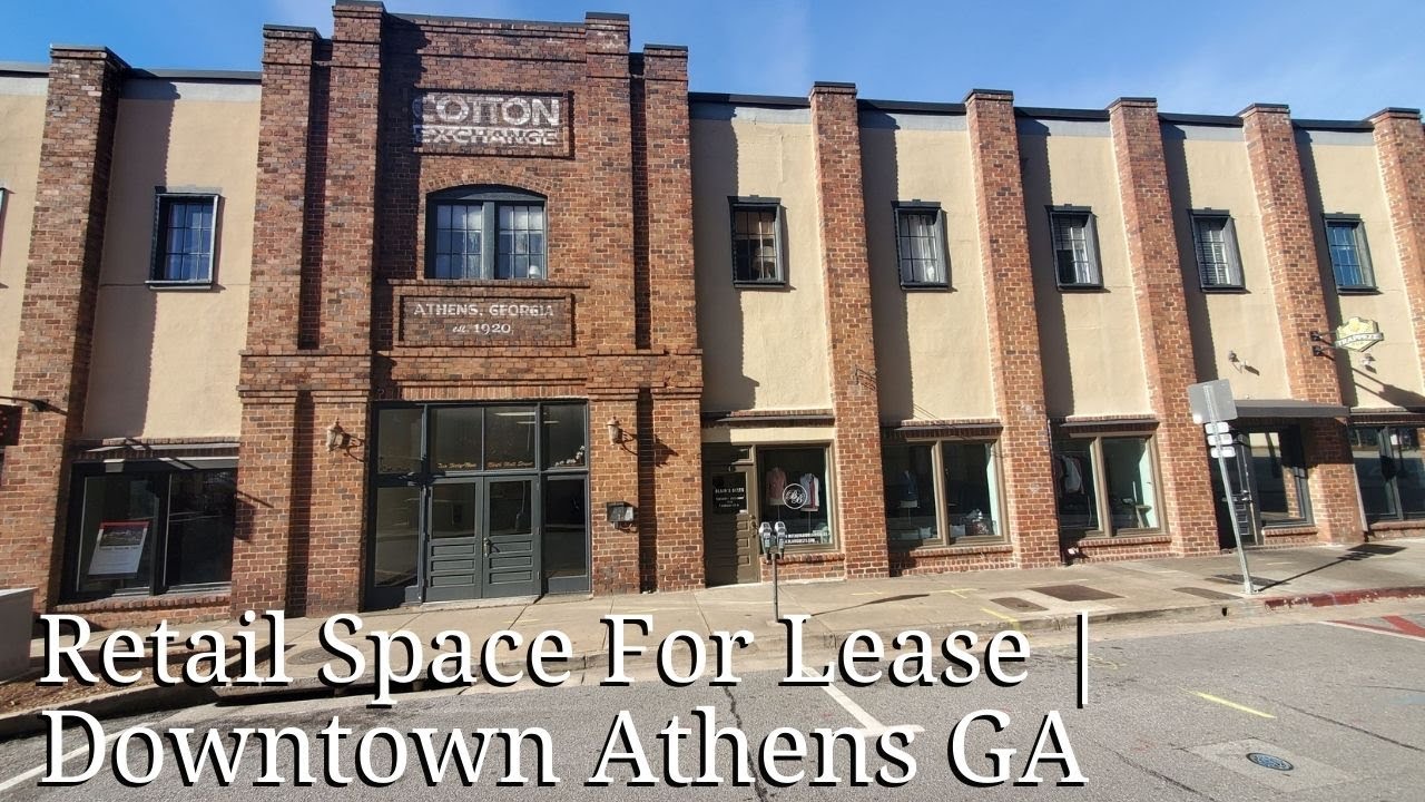 Downtown Athens GA Commercial Retail Space For Lease Athens GA