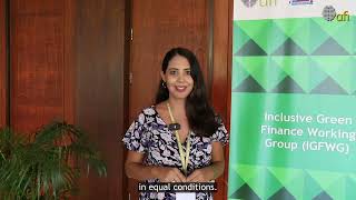 AFI Member Voices: The Need for Inclusive Green Finance