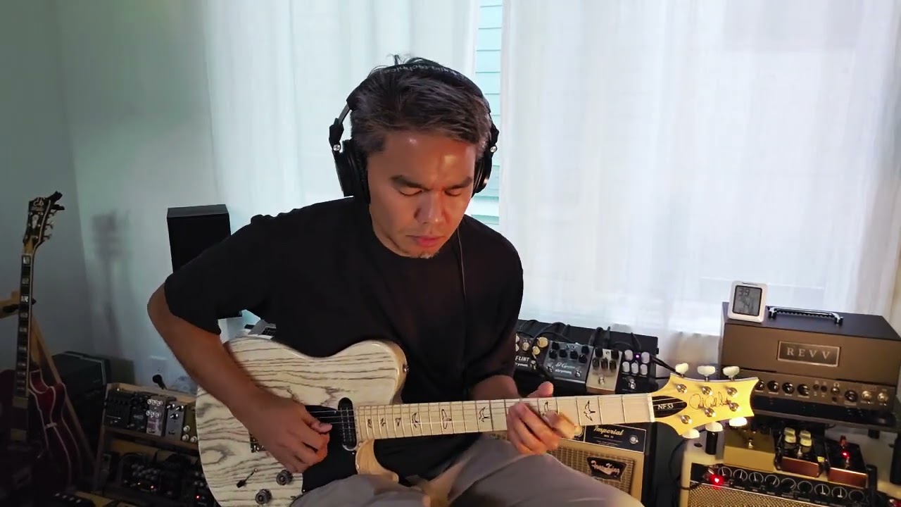 Saturday chill practice with the PRS DGT 15 amplifier 