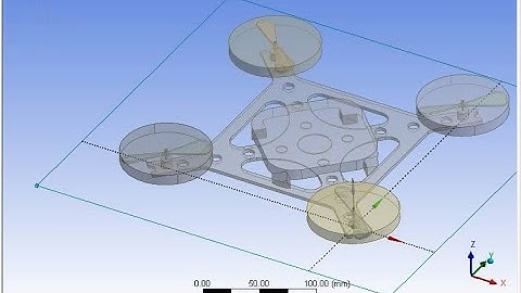 Computation Fluid Dynamics on Quad Copter in Ansys Workbench Part 2