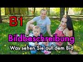 Deutsch lernen | Bildbeschreibung | was sehen Sie auf dem Bild | B1