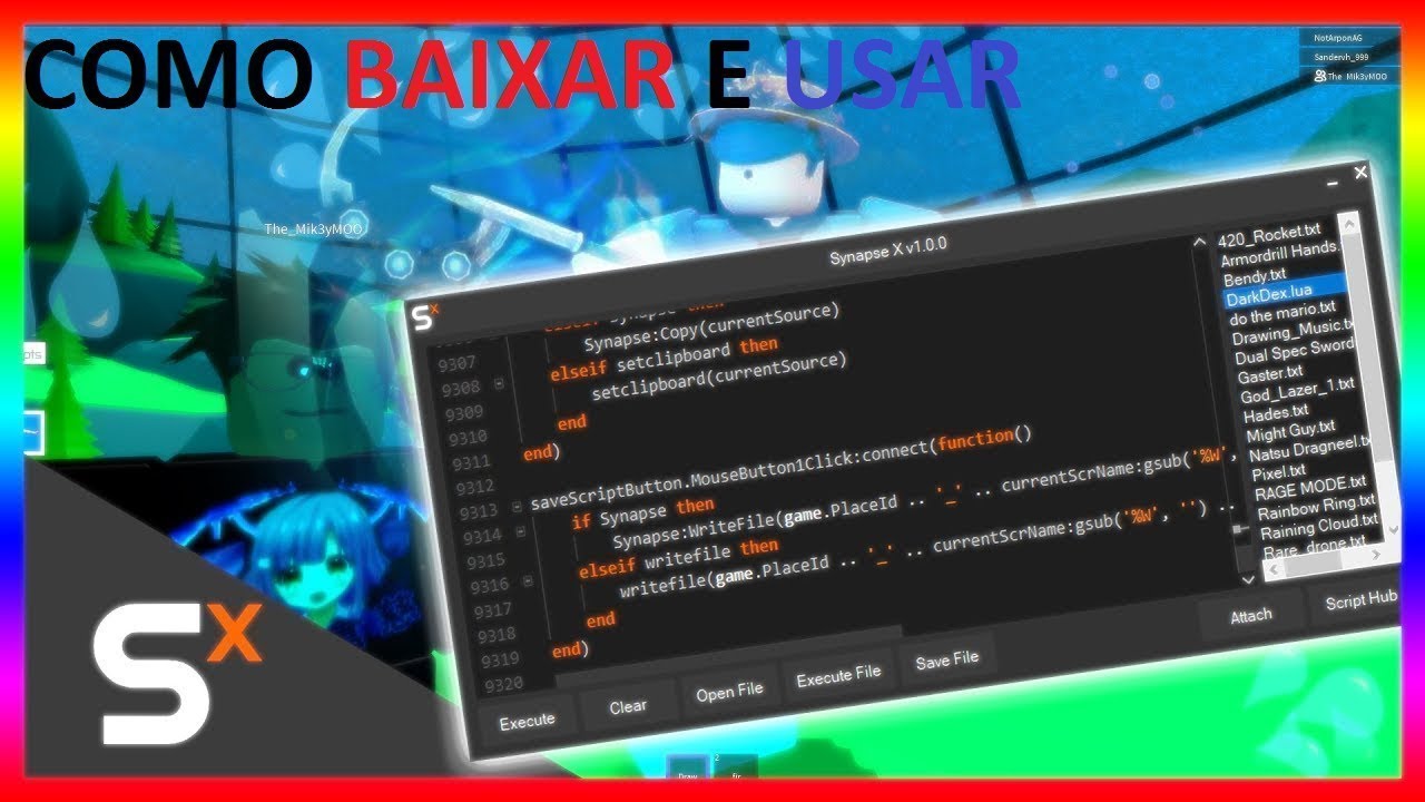Como baixar e usar o Synapse X 2023