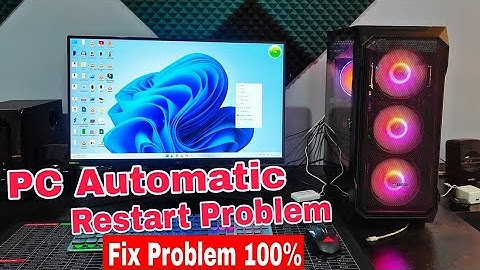 Computer Bar Bar Restart Ho Raha Hai । PC Restart Again and Again । Fix Problem | CREATIVE SATYA