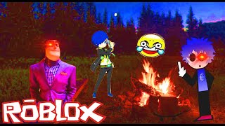 THE EPIC CAMPING TRIP w/ Maz G and Leo  (Roblox)