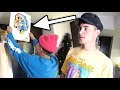 I STOLE BEST FRIEND'S PAINTING PRANK!! (SORRY)