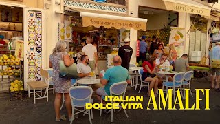 The Famous Amalfi, Italy Walking Tour - 4K