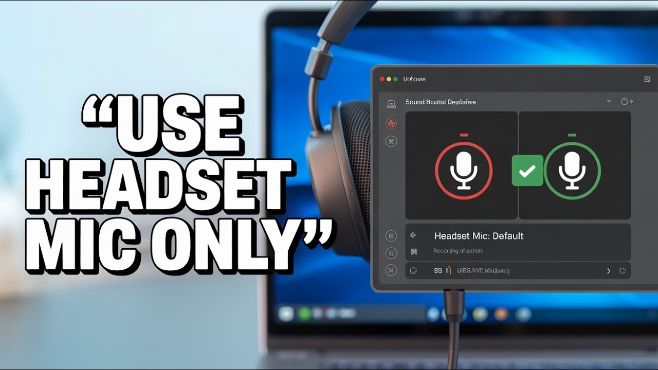 How To Disable Webcam Microphone And Keep Headset Mic On (Complete Guide)