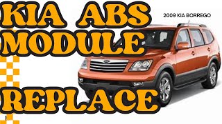 2009 Kia Borrego ABS unit replacement DIY at home with a used EBay ABS module