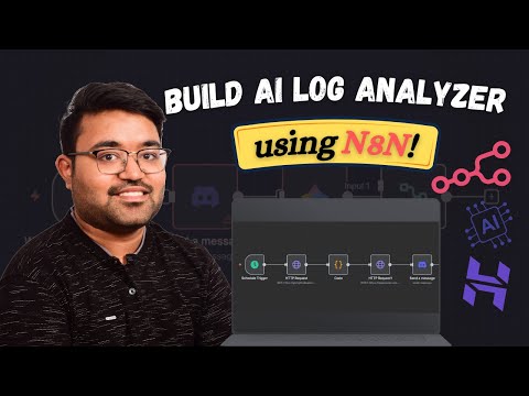 Build your own Automated AI log Analyser tool using n8n | no code | ai | open source | shashcode