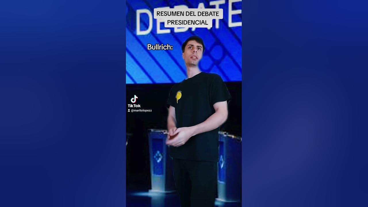 Resumen del debate presidencial milei massa YouTube