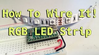 How To Wire It! RGB LED Strip