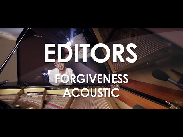 Editors - Forgiveness - Acoustic [Live in Paris]