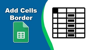 How to add borders to cells in Google Spreadsheets