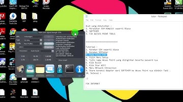 [Tutorial] Share Koneksi  SSH dengan Wifi Akses Point pada Laptop  Dengan Mudah !!