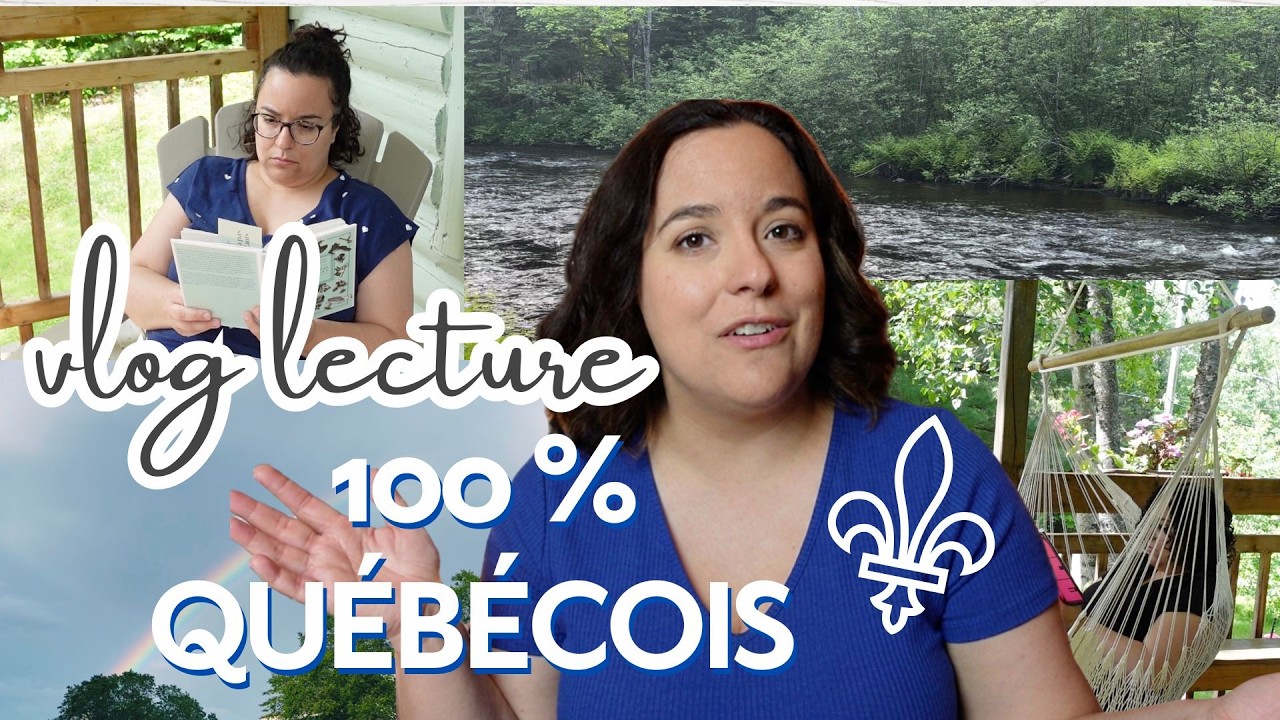Je lis seulement des livres québécois pendant un mois 📚💙⚜️ | Vlog lecture