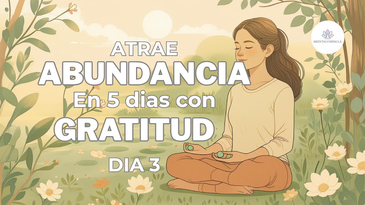 El Poder de la GRATITUD en 5 días | Meditación Guiada Dia 3 - YouTube